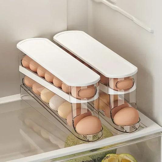 Bilayer Rolling Egg Dispenser